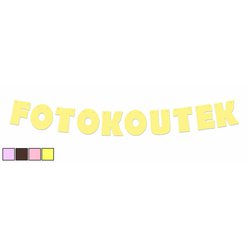 Girlanda " FOTOKOUTEK " žlutá